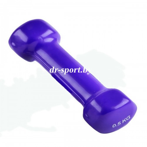 Гантель виниловая 0,5 кг. 7104MY-6